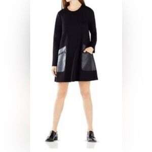 BCBGMaxAzria “Farah” Black Tunic Dress | Size M